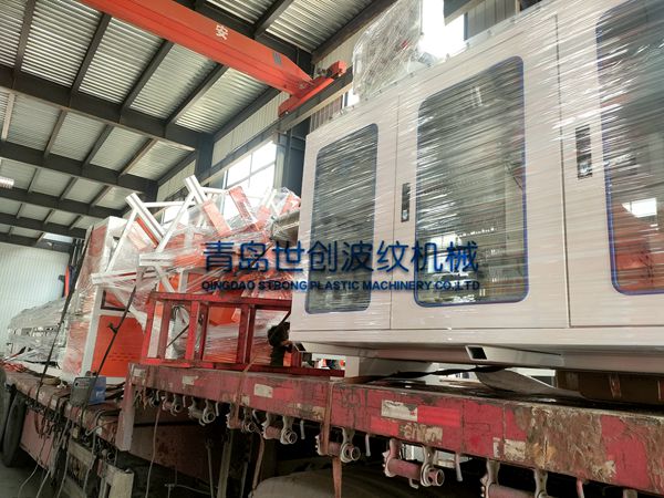 20-110PE管材設備發貨